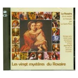 CD les 20 mystère du Rosaire avec Jean-Paul II