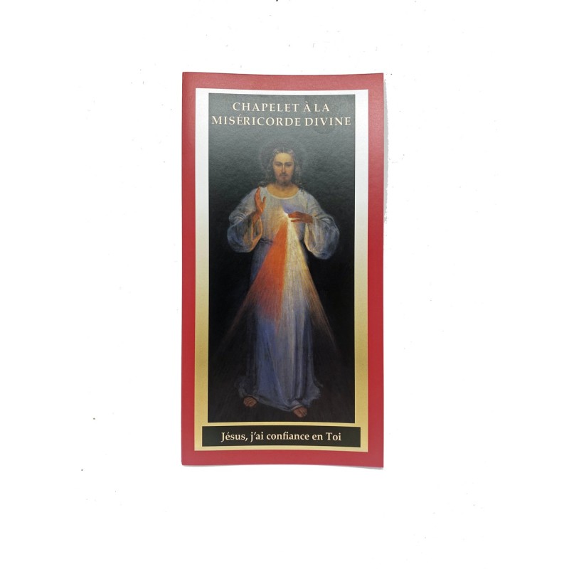Carte chapelet à la Miséricorde Divine