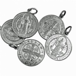 Médailles de saint Benoit en aluminium