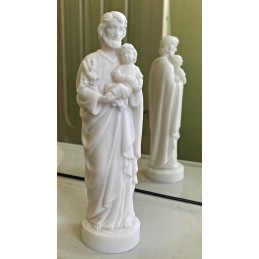 Statue de saint Joseph en albâtre