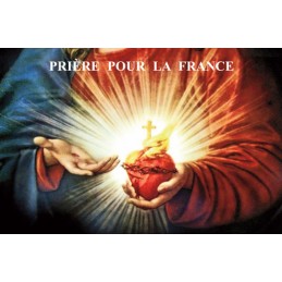 Carte prière pour la France