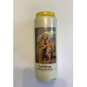 Bougie neuvaine à la Vierge Marie