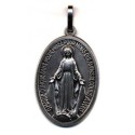 Médaille Miraculeuse de Vierge de la rue du Bac Plaqué OR & Argent Massif