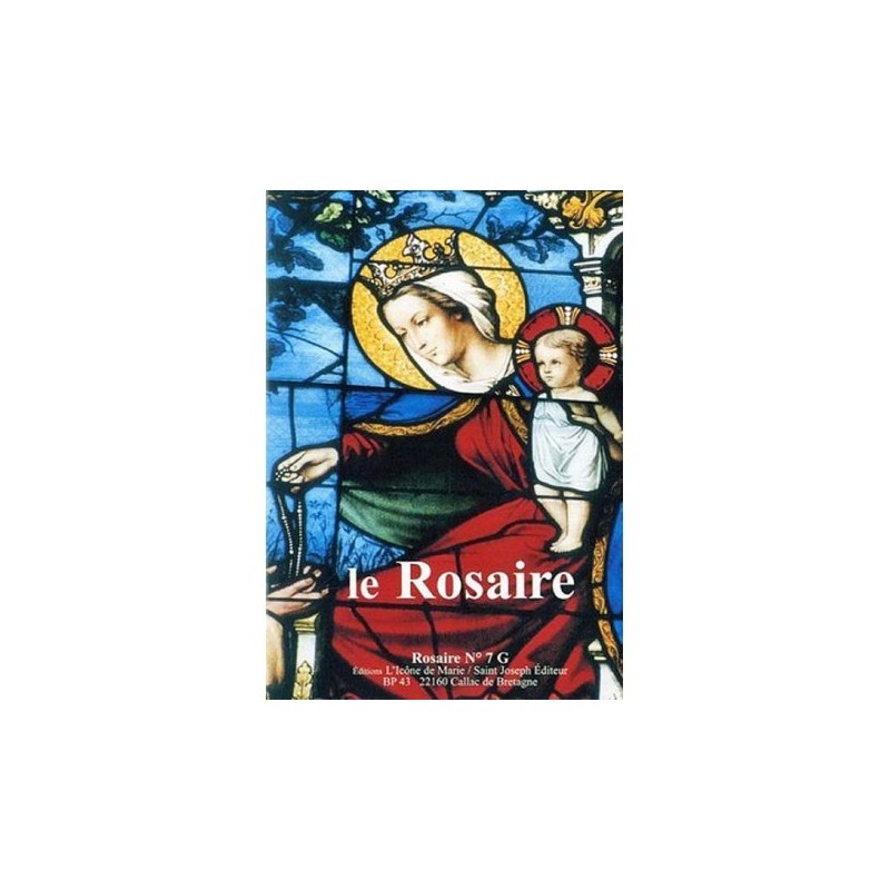 Dépliant le rosaire en couleur