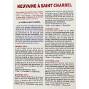 Feuillet neuvaine à saint Charbel