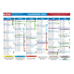 Calendrier 2025 - La Bonne...