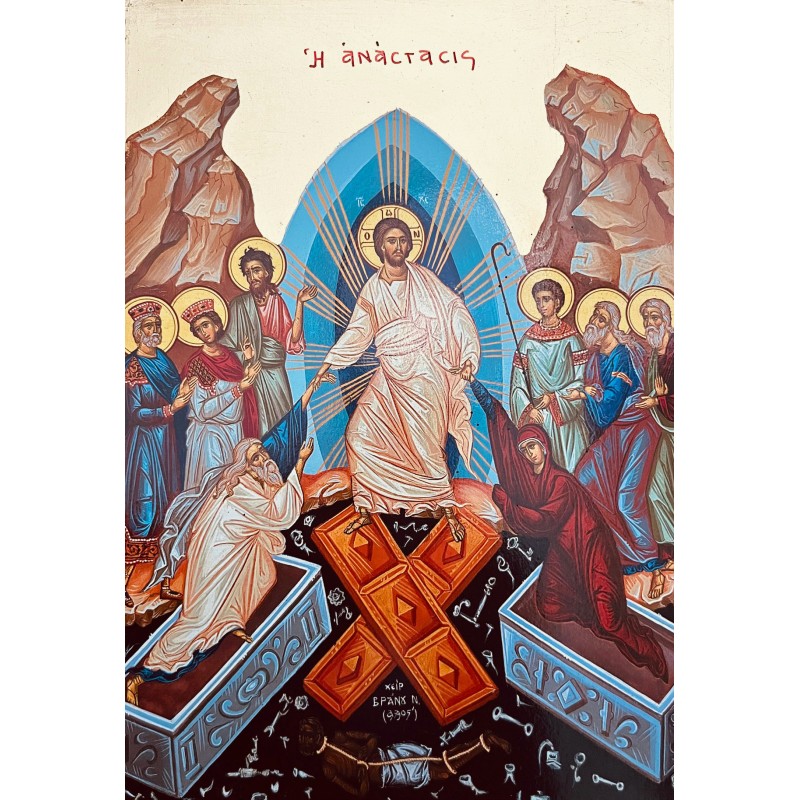 Icône du Christ Ressuscité - Boutique Chrétienne La Bonne Nouvelle