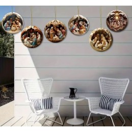 Lot suspension de Noël