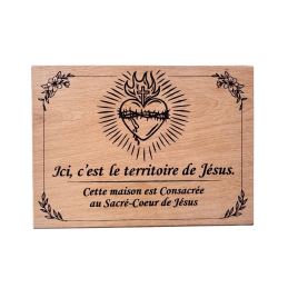 Plaque de consécration de...