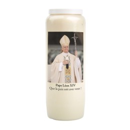 Bougie de neuvaine du Pape...