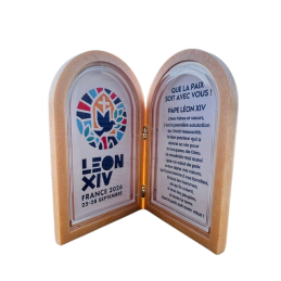 Diptyque bois du Pape Léon XIV