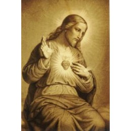 TAPISSERIE du Sacré-Coeur de Jésus (gravure)