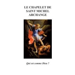 Feuillet "Prier le chapelet de saint Michel Archange"