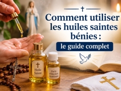 Comment utiliser les huiles saintes bénies : le guide complet